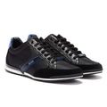 BOSS Saturn Low Mens Black / Blue Trainers