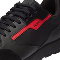HUGO Icelin Runn Mens Black / Red Trainers