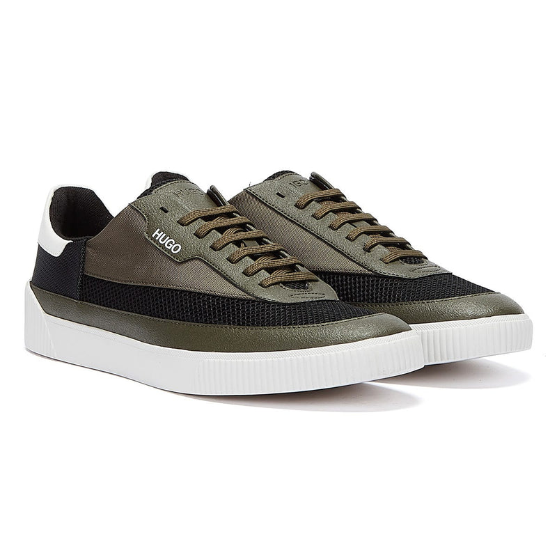 HUGO Zero Tenn Mens Khaki / Black Trainers