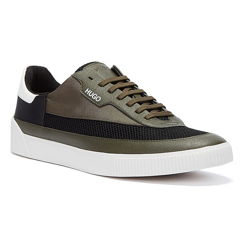 HUGO Zero Tenn Mens Khaki / Black Trainers