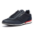 BOSS Saturn Low Mesh Mens Navy / Red Trainers