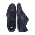 BOSS Lighter Mix Low Mens Dark Blue Trainers
