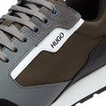 HUGO Icelin Runn Mens Khaki / Multi Trainers