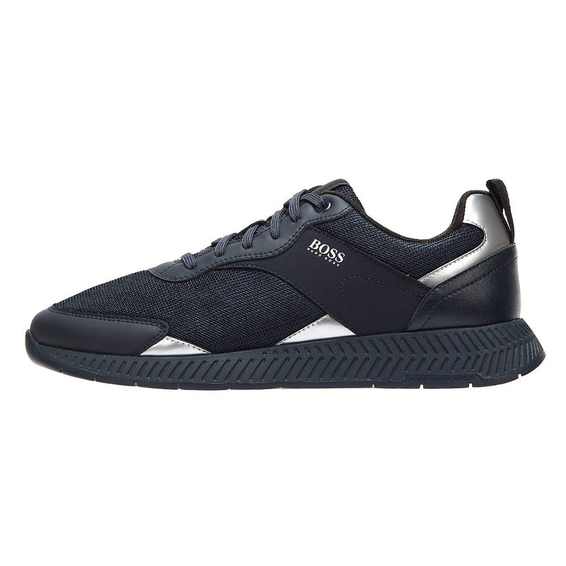 Hugo Boss Titanium Runn Mens Navy Trainers