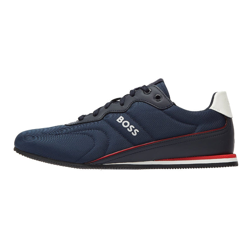 BOSS Rusham Low Nypu Mens Dark Blue Trainers
