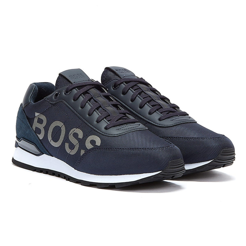 BOSS Parkour Runn Mens Dark Blue Trainers