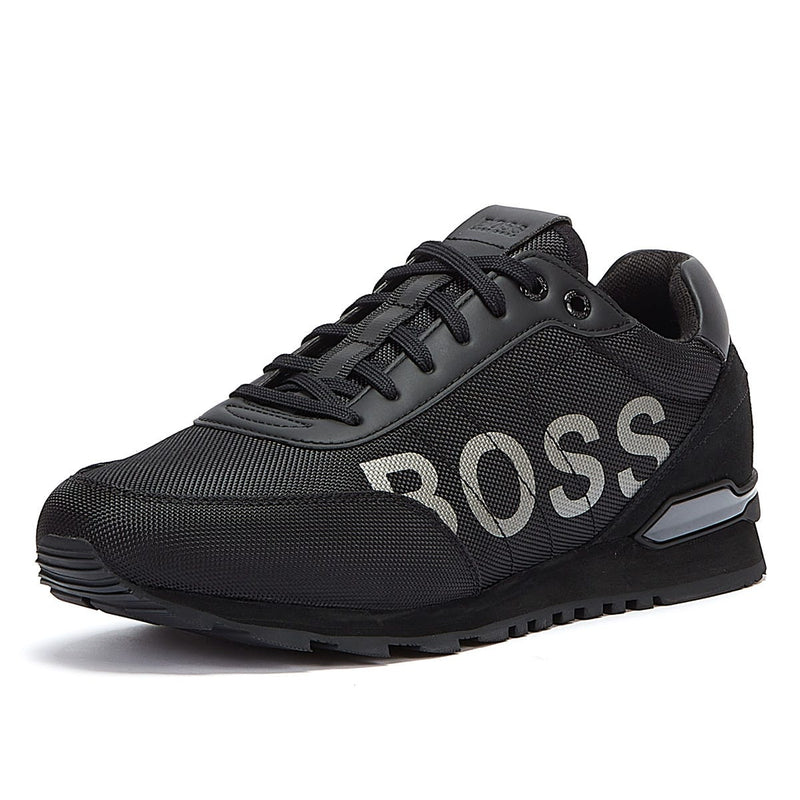 BOSS Parkour Runn Mens Black / Black Trainers