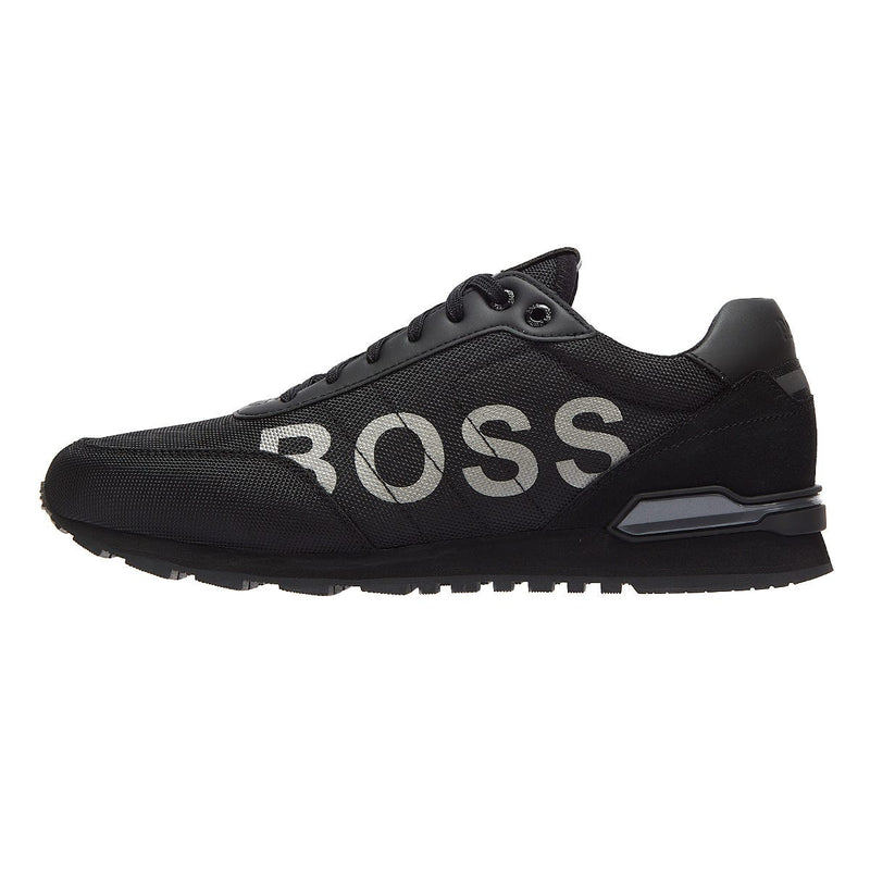 BOSS Parkour Runn Mens Black / Black Trainers