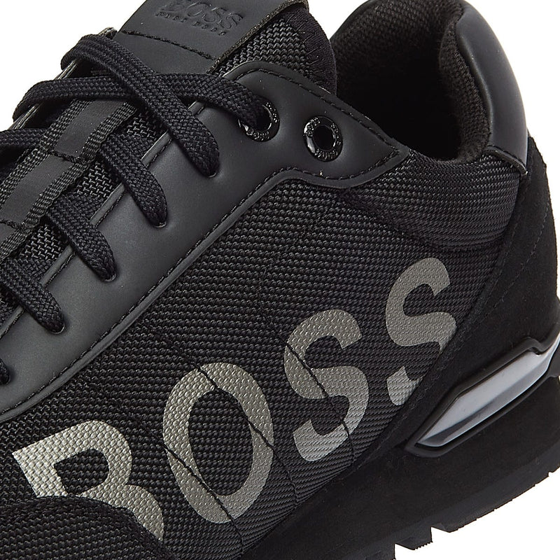 BOSS Parkour Runn Mens Black / Black Trainers