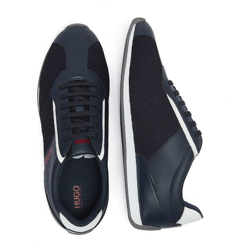 HUGO Cyden Low Mens Dark Blue Trainers