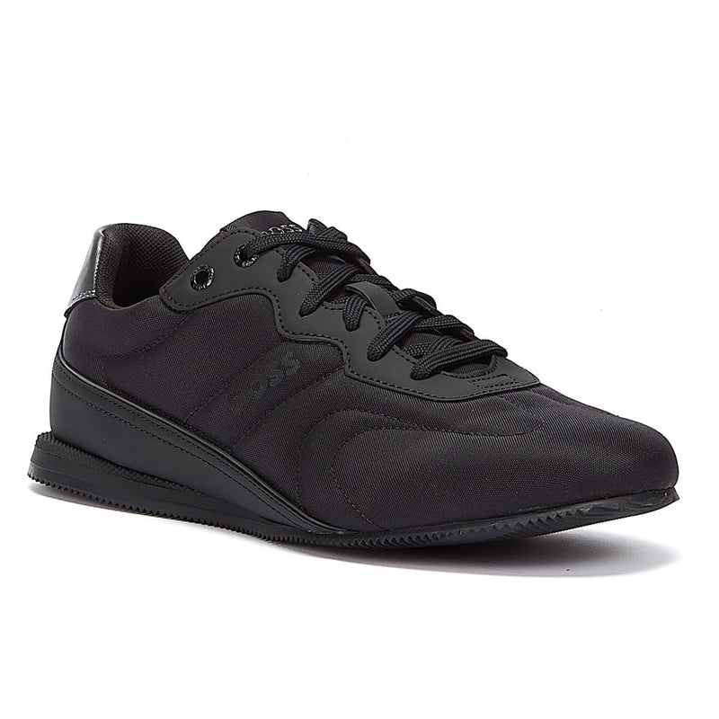 BOSS Rusham Low Nypu Mens Black Trainers