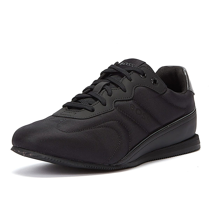 BOSS Rusham Low Nypu Mens Black Trainers