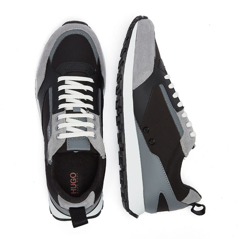 HUGO Icelin Runn Mens Black / Grey Trainers