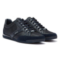 BOSS Saturn Low Mix Mens Dark Blue Trainers