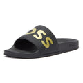BOSS Sean Mens Black / Gold Slides