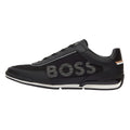 BOSS Saturn Slon Mens Black Trainers