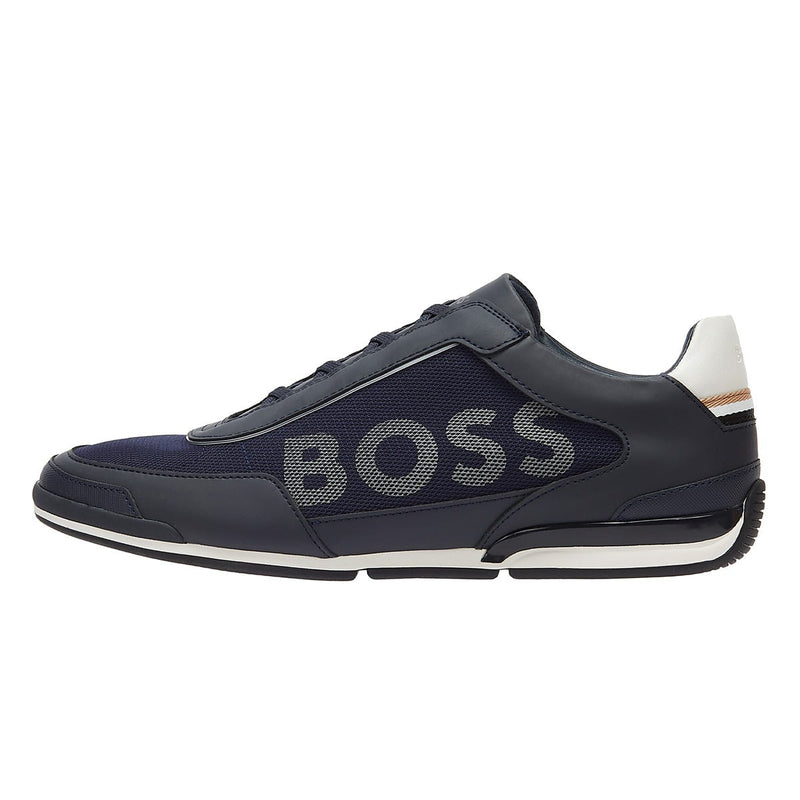 BOSS Saturn Slon Mens Dark Blue Trainers
