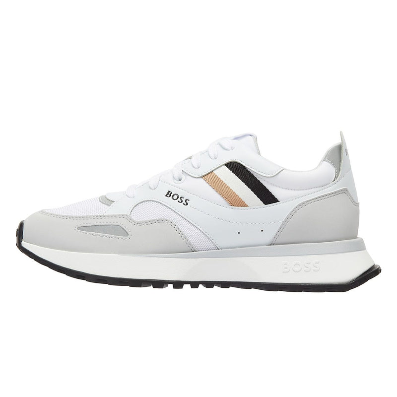 BOSS Jonah Runn Mens White Trainers