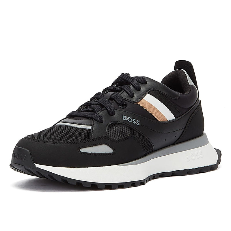 BOSS Jonah Runn Mens Black Trainers