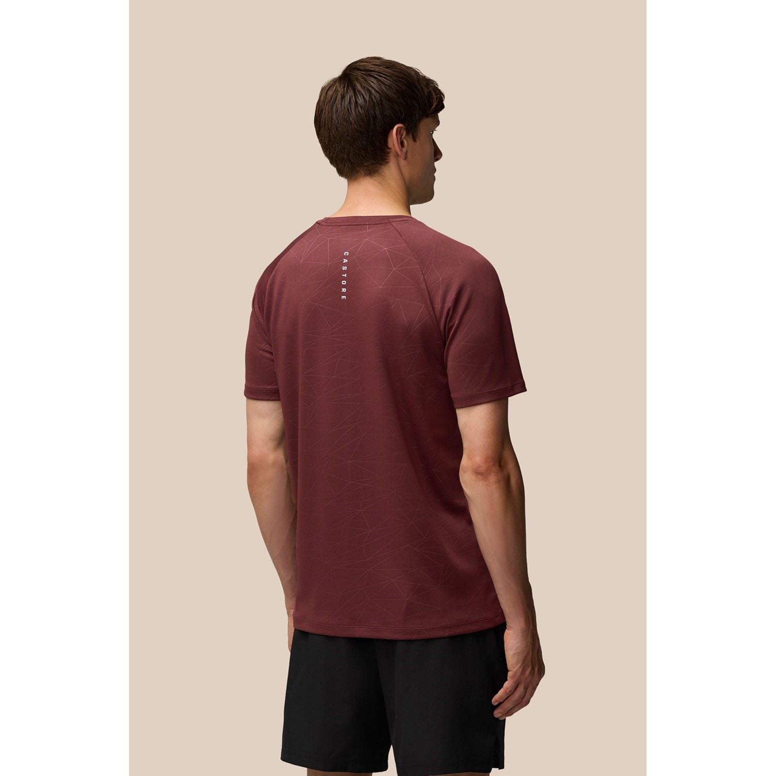 Castore Adapt Training T-Shirt T-Shirts De Sport Actifs Pour Hommes En Polyester Violet