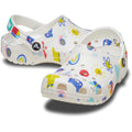 Crocs Classic Graphic Thermoplastique Blanc/multicolore Mocassins