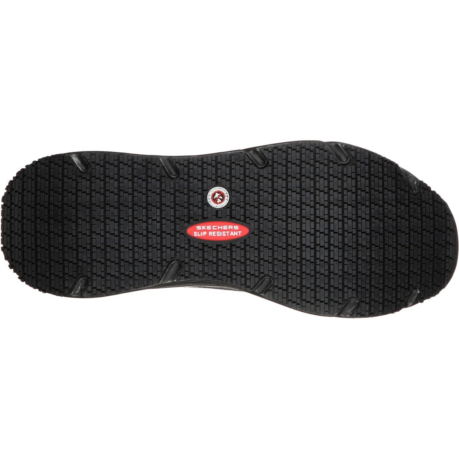 Skechers Workwear Skechers Work Relaxed Fit Baskets De Sécurité Noires Pour Hommes En Textile
