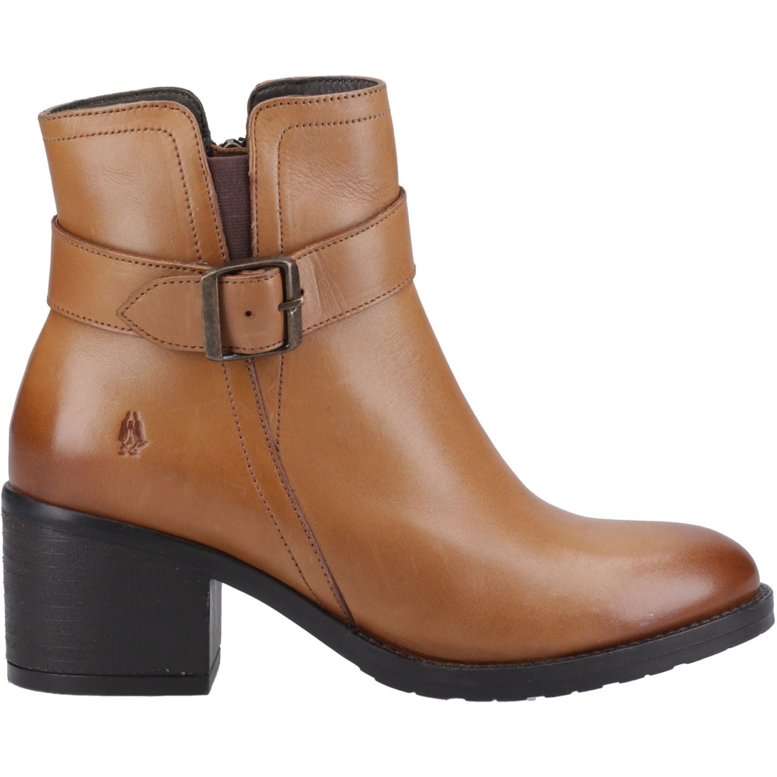 Hush Puppies Hensley Bottes À Talons En Cuir Pour Femme Couleur Tan
