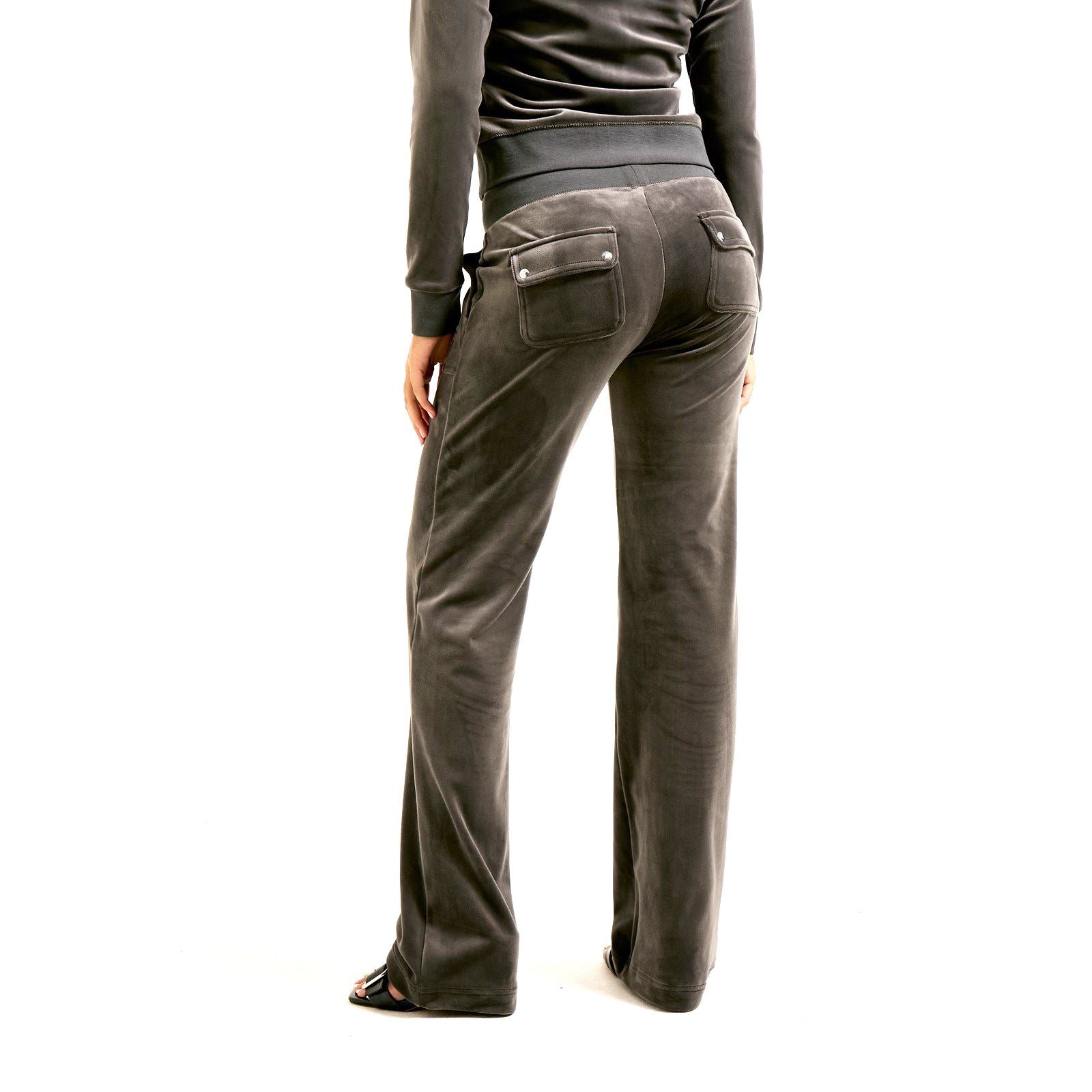 Juicy Couture Layla Pantalons De Jogging Noirs En Polyester Pour Femmes