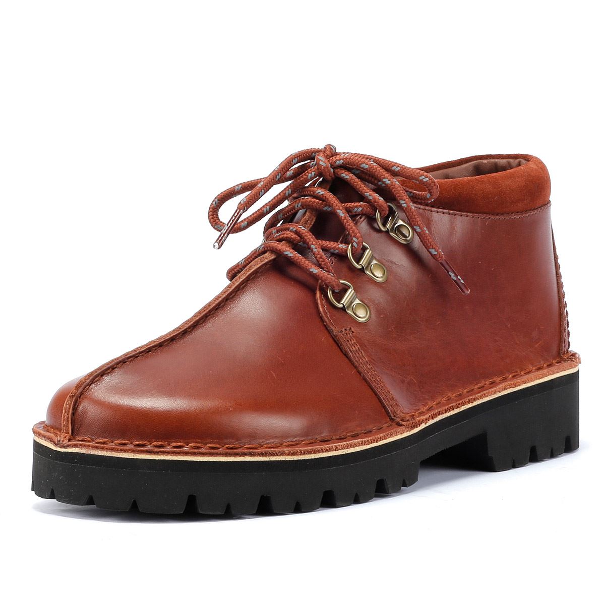Clarks Originals Desert Trek XL Bottes En Cuir Marron Pour Hommes