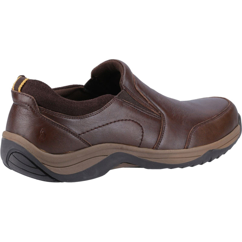 Hush Puppies Donald Chaussures Mocassins Pour Homme En Cuir Café