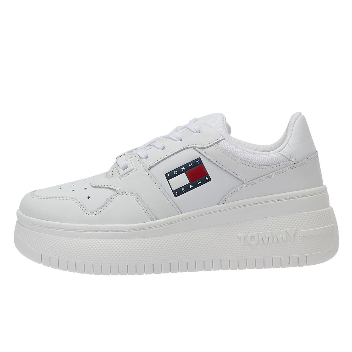 Tommy Hilfiger Tommy Jeans Basketball Plateforme Femmes Blanc Trainer