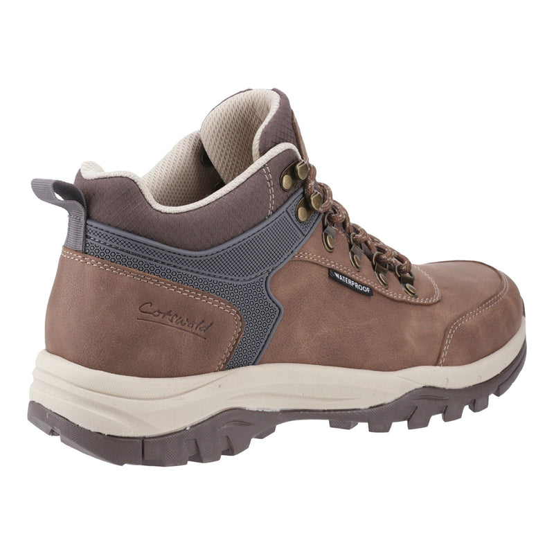 Cotswold Overbury Bottes De Randonnée Pour Hommes En Polyuréthane Marron