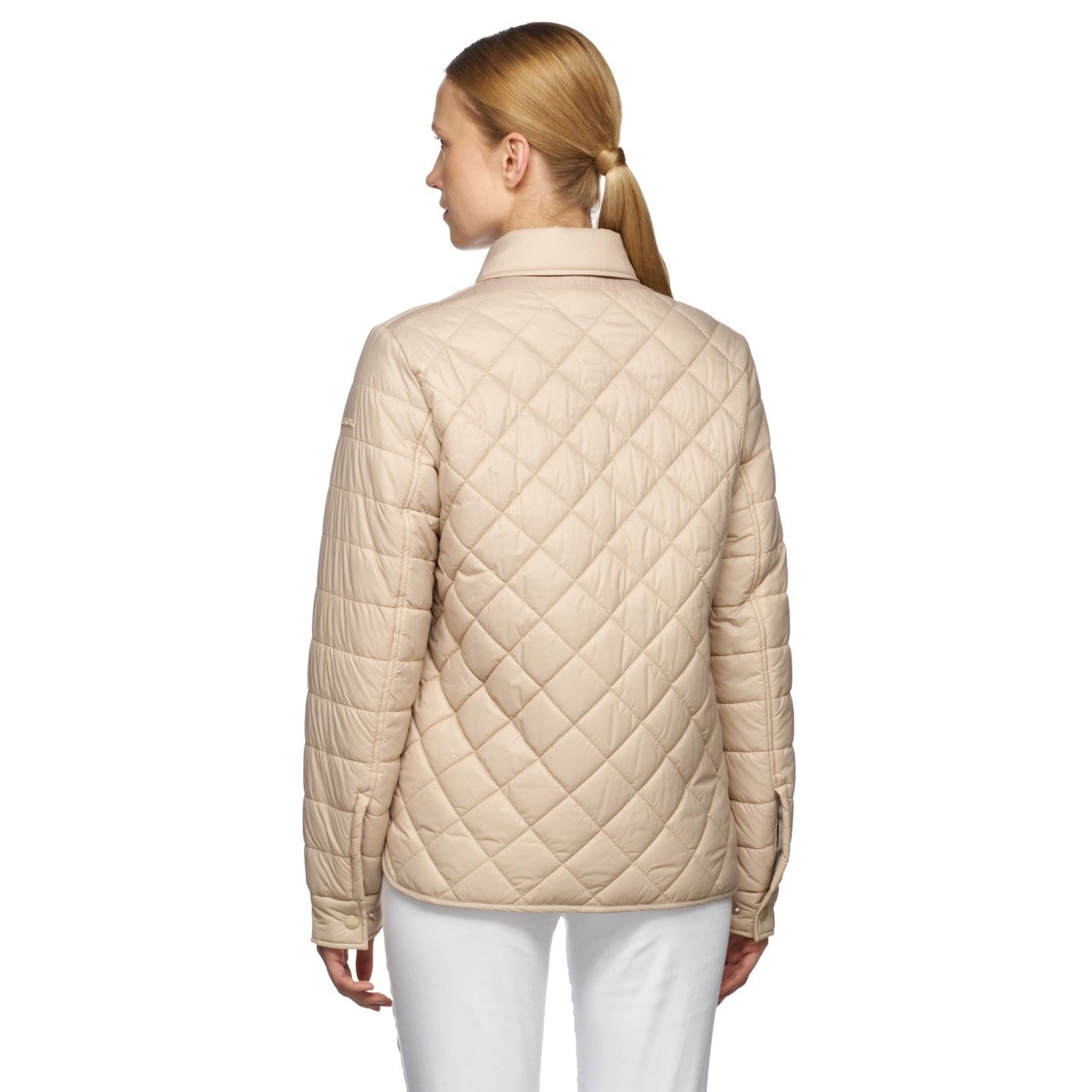 Geox W AMABEL Veste Chemise Brune Pour Femmes