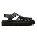 Clarks Originals Meadow Buckle Sandales Noires Pour Femmes En Cuir