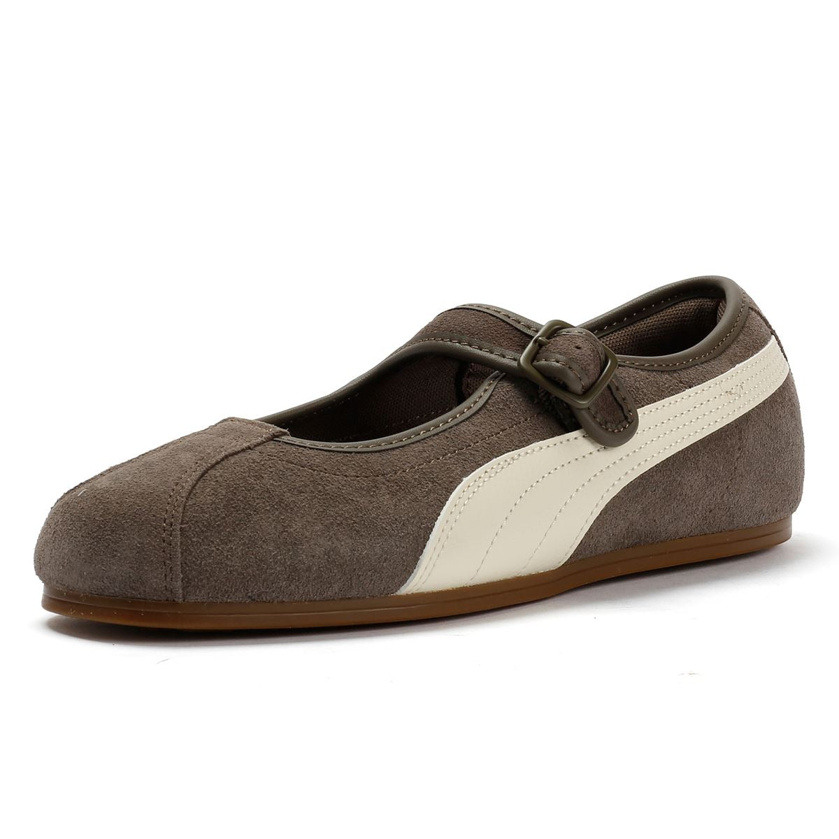 Puma Tacklette Baskets Brunes Pour Femmes Suede