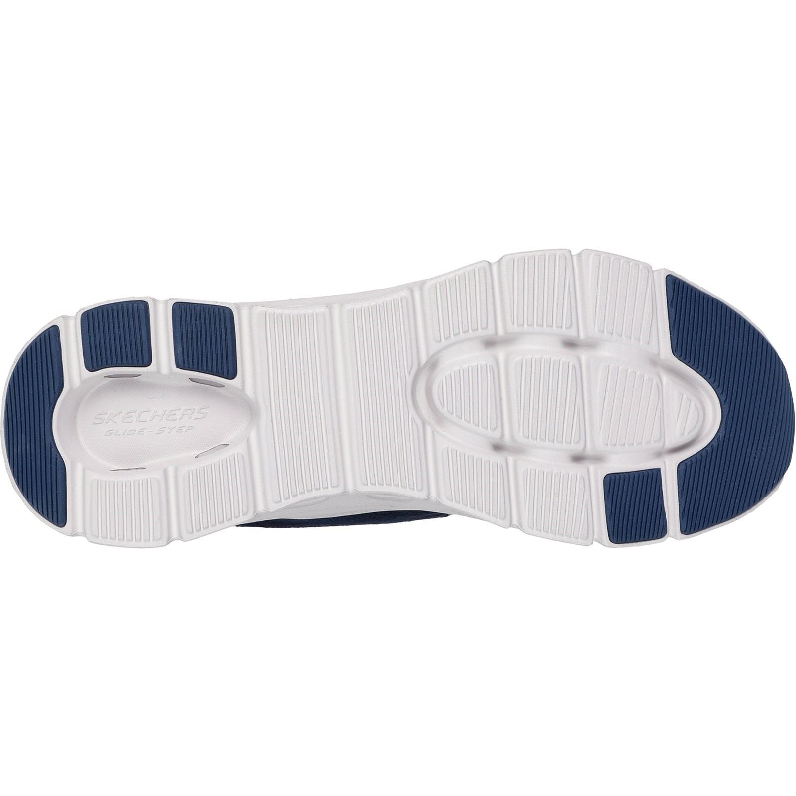 Skechers Glide-Step Pro Elron Chaussures De Sport Pour Hommes En Toile Bleu Marine