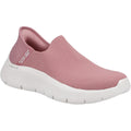 Skechers Go Walk Flex Sunset View Sneakers En Polyester Pour Femme Rose