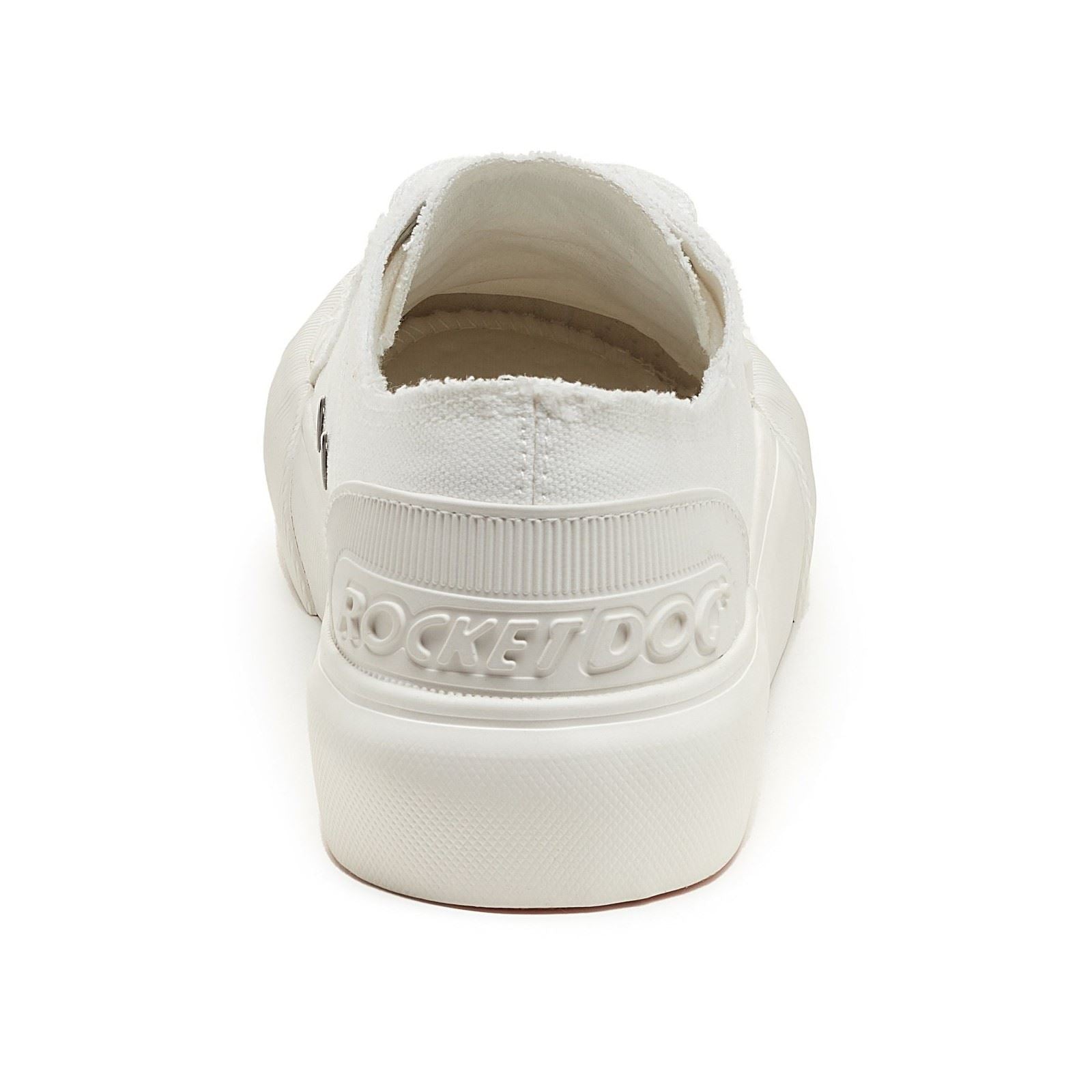 Rocket Dog Jazzin Plus 12A Sneakers Blancs En Coton Pour Femmes