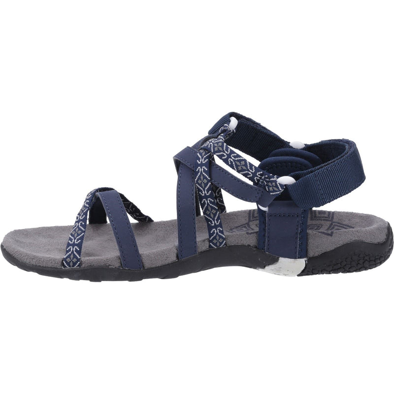 Cotswold Sunhill Sandales En Nubuck Bleu Marine Pour Femme