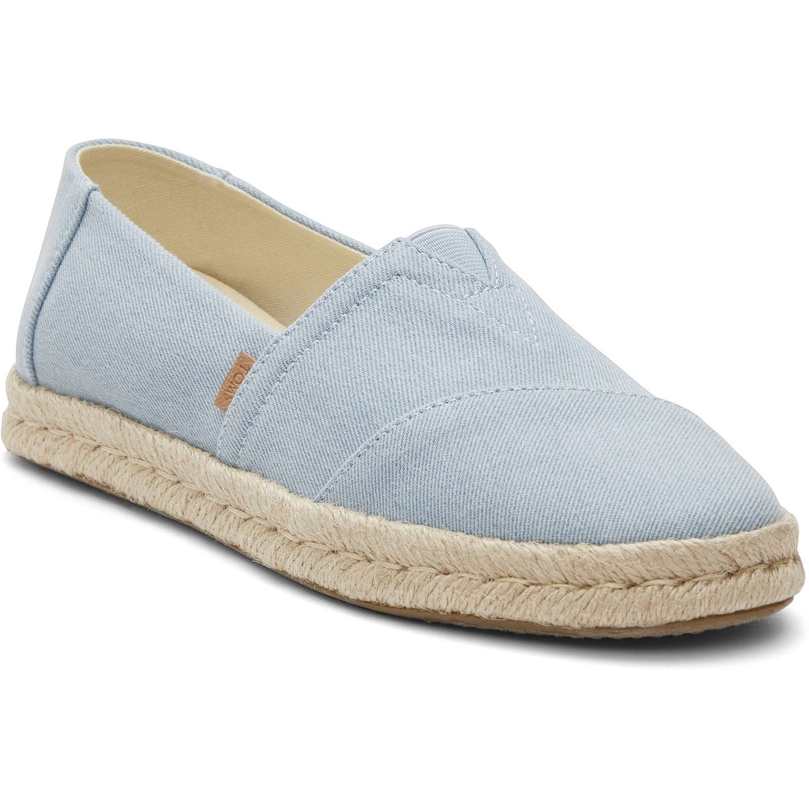 TOMS Alpargata Rope 2.0 Espadrilles Légères Bleu Clair Pour Femmes