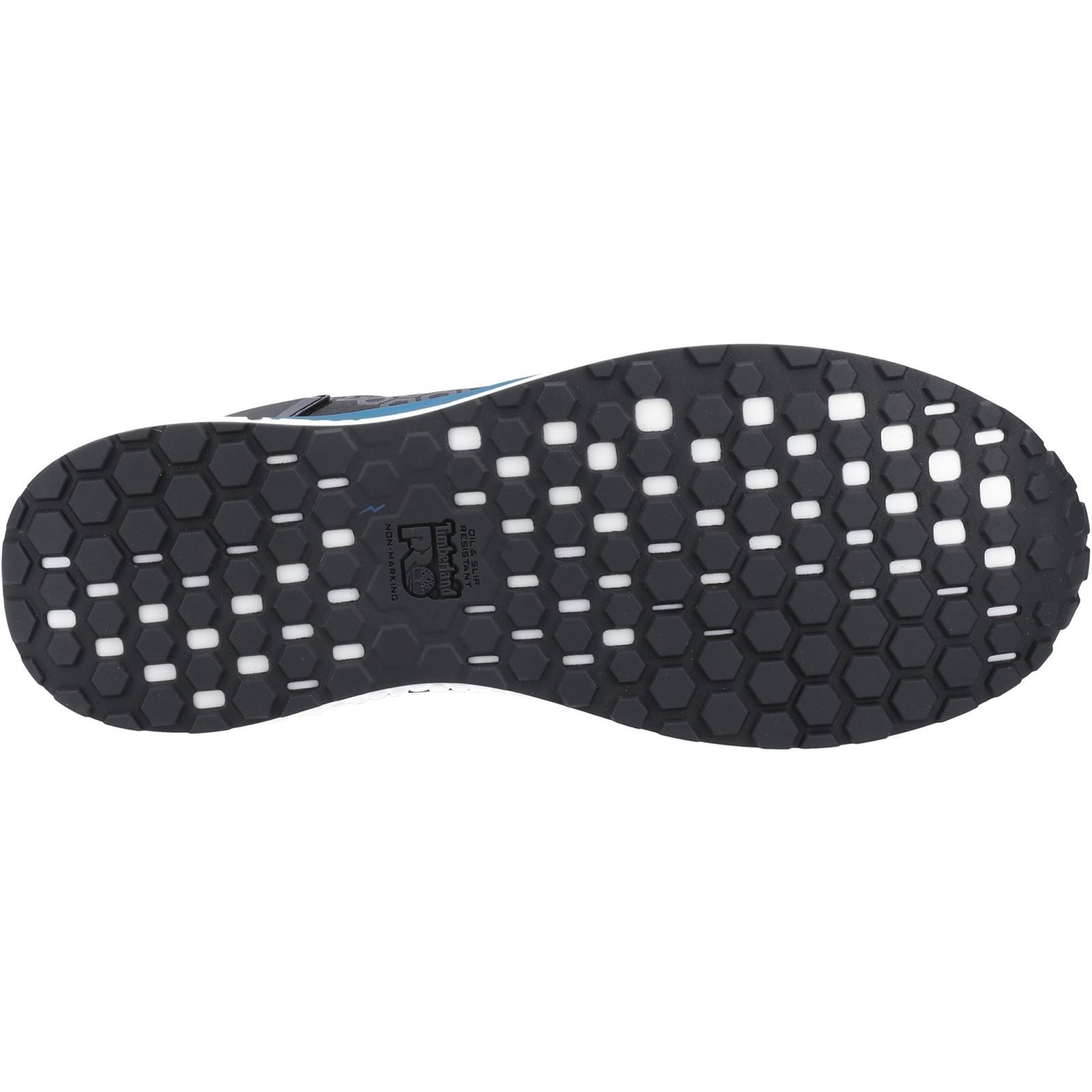 Timberland Pro  Baskets De Sécurité Synthétiques Noires/Bleues Reaxion
