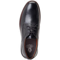 Base London Wing Chaussures Oxford Noires En Cuir Pour Hommes