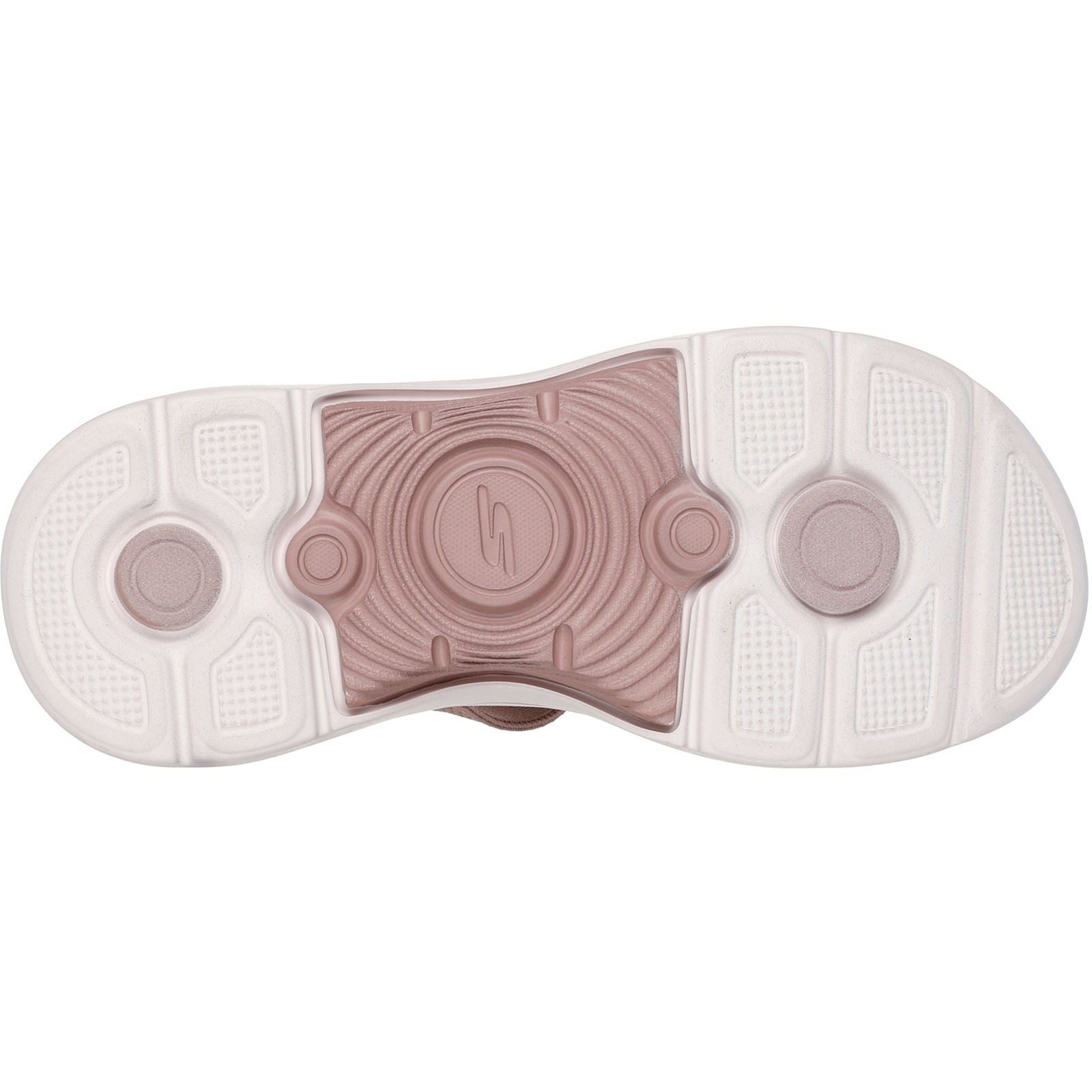 Skechers Go Walk Arch Fit 2.0 Sandales Mauves Pour Femmes En Textile