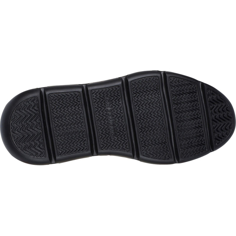 Skechers Garza Sully Chaussures À Lacets En Cuir Pour Homme De Couleur Cacao
