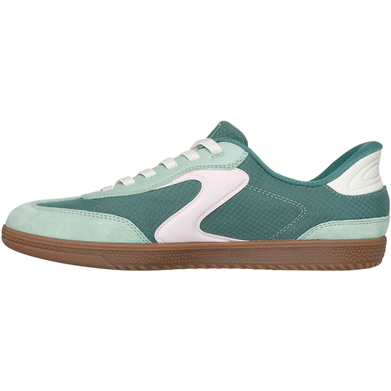 Skechers Hotshot - Everyday Ease Hotshot - Baskets Vertes/Roses En Textile Pour Femmes, Facilité Au Quotidien