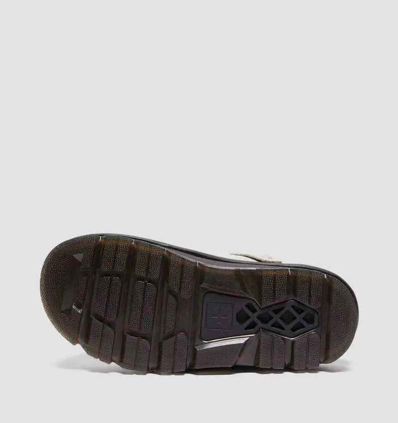 Dr. Martens Zebzag EH Sabots Verts En Suède