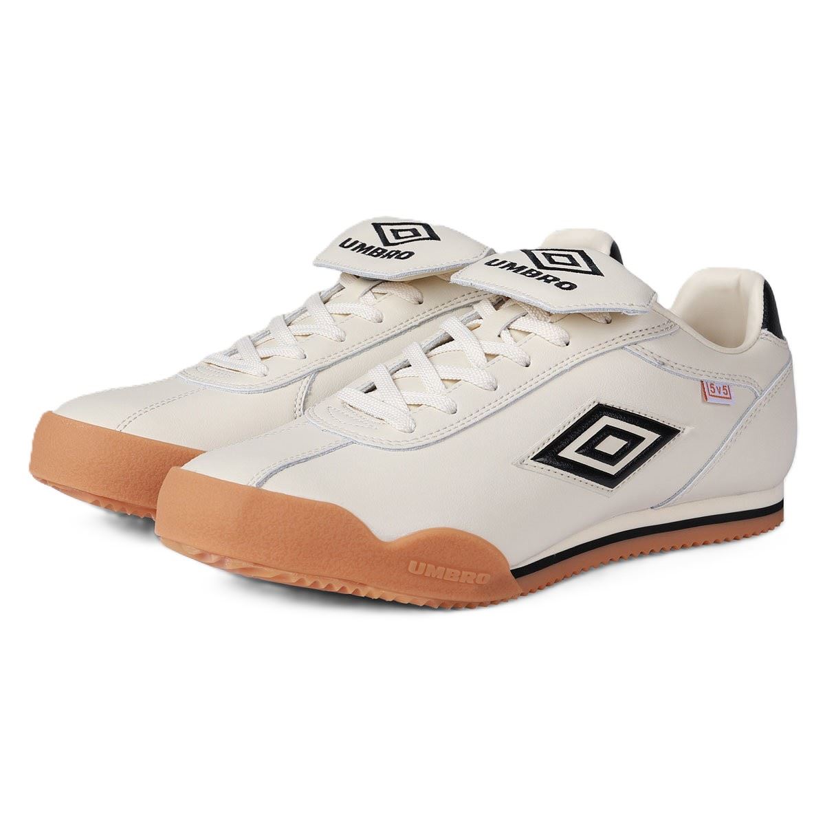 Umbro 5V5 Baskets Blanches En Cuir