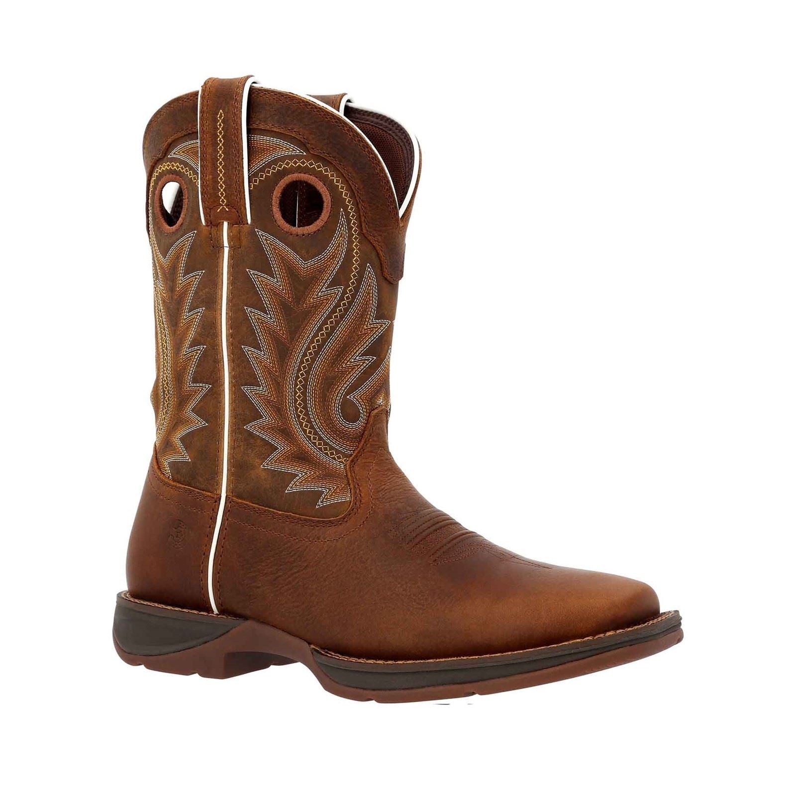Durango Rebel Bottes En Cuir Pour Homme Couleur Selle Marron