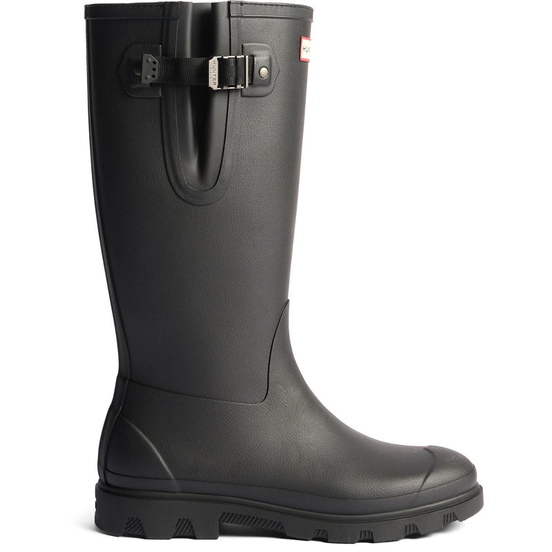 Hunter Field Downpour Bottes En Caoutchouc Noires Pour Femmes