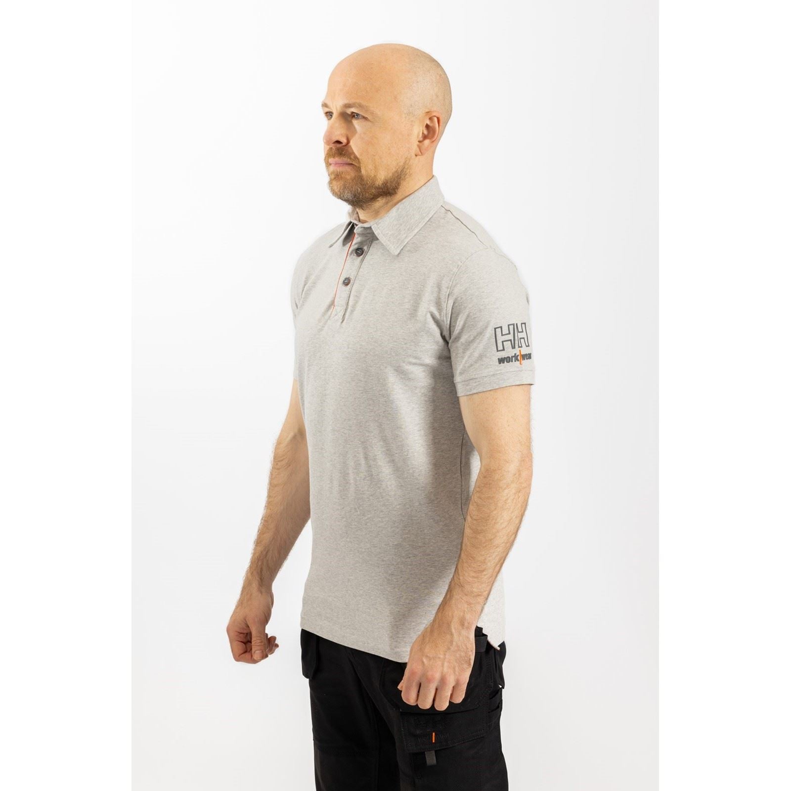 Helly Hansen Workwear Kensington Polo En Coton Pour Hommes Gris
